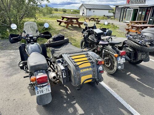 Soviet WW-II-model motorcycle trikes